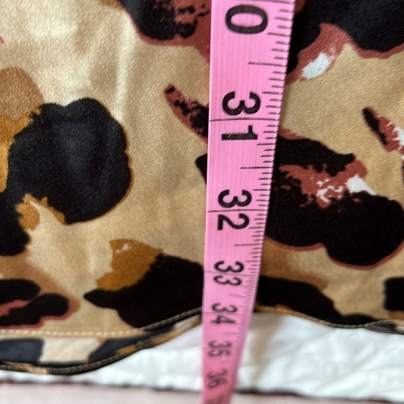 Jardin by Macris Women’s Tan And black Leopard Print Midi Skirt Size Medium NEW - Picture 3 of 8